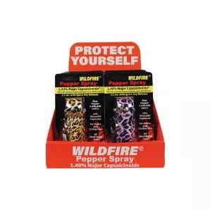 12 Wildfire 1/2oz Fashion Leatherette 3 LBP, 3 LBO, 3 CBY, 3 CBP with Counter Display
