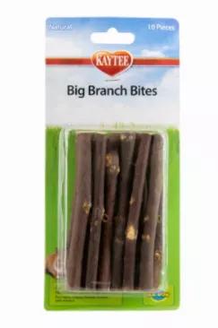 Big Branch Bites are flavorful fruitwood sticks covered with crunchy bark. Big Branch Bites are ideal treats for rabbits, guinea pigs, hamsters, and other critters. These chemical-free branches are harvested from a sustainable wood source.