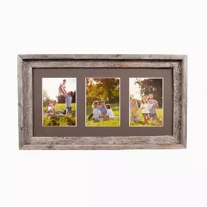 Length: 2 Width: 14 Height: 23 If you've been searching for that perfect picture frame to add your beautiful pictures too, then this rustic picture frame will make a wonderful addition to your home. Made right here in the United States, each beautiful handmade frame is crafted from reclaimed and recycled wood.