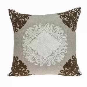 Length: 7 Width: 20 Height: 20 This fabulous piece of beige pillow cover comes with a flowery design to complement your home and office D?cor. It is an impressive brand of traditional pillow cover, made from the 100% fine cotton fabric. Carefully woven to provide for the best cushioning experience possible whilst at the same time wrapping any setting at home or office with an unmistakable mark of pomp. It is indeed one of the most fascinating D?corative pieces available with a dimension of 20 by