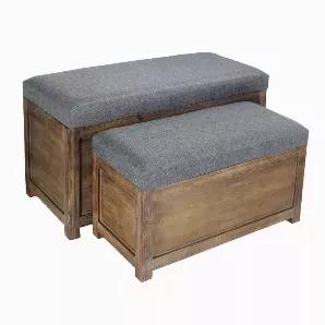 Length: 15.7 Width: 35.5 Height: 20 When you want an adornment for your rooms, which will also improve the design of your rooms, you?EUR(TM)ve got it with this captivating storage bench. This storage bench is a fantastic piece, with a contemporary style that will be an enhancement for your space no one can ignore and a vibrant color that will bring life into your rooms. This storage bench is a high quality piece, skillfully made of high grade materials. An entirely handmade and hand crafted desi