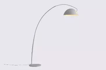 Length: 79 Width: 79 Height: 90.5 Elevate the look of your room with this scenic lamp. Its appealing contemporary style will augment your space, while its coated finish and white color will vivify it. It?s not just gorgeous either. This lamp is made from high quality steel. Furthermore, this lamp will provide you with the prettiest lighting and make a relaxing setting. As for measurements, they?re 90,5? for height, 79? for width, and 79? for depth, and it weighs 95 pounds. If you want a lamp tha