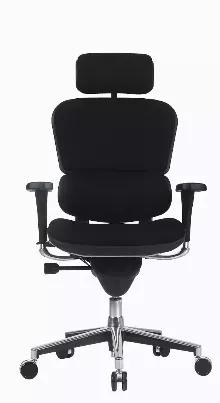 Length: 29
Width: 26.5
Height: 46
Complete comfort, elegance, and flexibility for your office work. This chair gives you absolute control of your seating with adjustable seat, back angle, arms, height, depth and tilt mechanisms. Now you can work long hours without any form of discomfort; simply set it to a position that feels natural for you. The fully padded seat and back gives you the best cushioning effect, while the caster wheels provide mobility. Its superb leather upholstery and black f