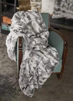<p>Indulge yourself in the lush softness and timeless elegance of our beautiful rabbit collection. Luxurious and refined, each blanket is made from 100% natural rabbit fur, adding texture and warmth to every piece we create. The pride of our talented craftsmen and the epitome of enduring design, our rabbit blankets are touchable and inviting, elevating the sophistication and style of any D?cor. Features: 100% Genuine Rabbit Fur / Size: 50&#39;X60&#39; / Soft Micro Suede Backing / Lush, ultra-sof