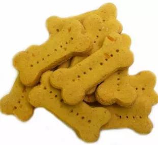 Pups drool for our cheddar cheese treats and they are Gluten Free. Each bags holds 12oz of 1 1/2 inch dog bone treats. They are perfect for all sizes, even the little guys.