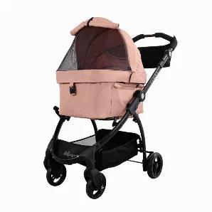<p><strong>Features:</strong></p> <p>&nbsp;</p> <p><strong>MULTI-FUNCTION PET STROLLER</strong>: This detachable carrier 3-in-1 pet stroller may be used as a medium-sized dog stroller, pet carrier, and dog car seat booster! For simple storage, the carrier can be folded to a height of 2 inches (5 cm).</p> <p>&nbsp;</p> <p><strong>FASHIONABLE DESIGN FOR MODERN CASUAL STYLE</strong>: Prime denim twill fabric and high-quality steel with a matte finish were used to create this piece. Modern, casual, 