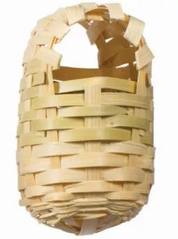 Prevue Hendryx's Bamboo Covered Nests are the ultimate haven for your finches or canaries. Created with safe, all-natural fibers, these amazing nests will make your birds feel right at home and provide them with a natural environment for breeding.
