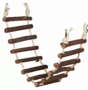 Naturals Rope Bird Ladders are the perfect toy for promoting foot exercise and mental stimulation. Your birds will experience rugged physical play through exciting, 100% natural and eco-friendly materials! Available in two sizes.