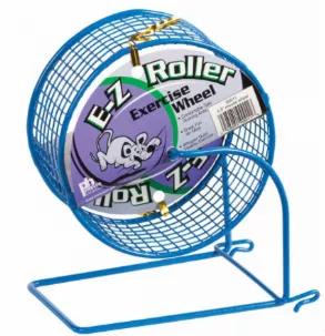 E-Z Roller Exercise Wheels promote excellent physical health through fun and excitement. It is a must-have for ferrets, guinea pigs, gerbils, hamsters and mice! They are a super popular toy in the small animal kingdom, given by their favourite owners.