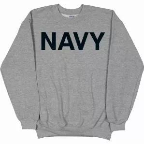 Navy Sweatshirt Grey 3XL                             