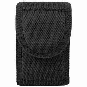 Professional Series Double Magazine Pouch - Black        Holds 2 pistol magazines<br>
Durable molded center core<br>
Single snap closure<br>
Web belt loop<br>
Open sides on bottom for drainage