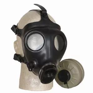 Israeli Gas Mask - Black                              Adjustable straps<br>
Complete with filter<br>
Packaged in original box and/or polybag<br>
Some complete with straw apparatus<br>
Adult civilian issue<br>
Condition: Like New