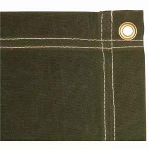 Canvas Tarp - 12' X 20' - Olive Drab                   *Made in the USA<br>
Heavyweight 10 oz. canvas<br>
Water repellent, breathable fabric<br>
Reinforced grommets<br>
Double-stitched<br>
Each piece polybagged with colorful insert sheet