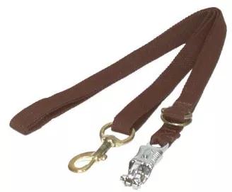 A pair of classically designed Cross Ties constructed of a heavy duty single ply Nylon. Features a nickel plated snap at one end and a nickel plated quick release at the other end. Completely adjustable from 5' to 9'. Cross Ties are a necessity for the aisleway or washstall. Also a great item to take along to horse shows when you are stabling for grooming and tacking up.