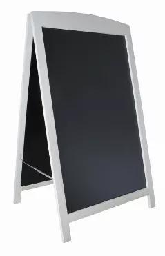 This sweet chalkboard a frame sign will be a useful addition to your business. This size is just right for displaying messages that will help customers find what they want or answer their questions. So many uses for this little charmer.