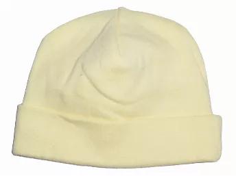 <p>This Infant Pastel Yellow Beanie Baby's First Cap Beanie is an ideal Piece to bring your little bundle of joy home in. It's stretchyness allows for your little angel to be able to wear it for months to come, as well. <br> 100% Cotton 1x1 Rib Knit<br>Machine Wash<br>Machine wash/tumble dry<br>Color: Yellow<br> One Size Only<br>1 Per Pack</p><br>