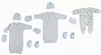 <p>Bambini preemie layette set perfect for any baby made from soft and cozy cotton baby clothes keeping the little ones comfortable.<br>Preemie Terry Sleep 'n Play (Small 0-3M) (80% Cotton / 20% Polyester Terry)<br></p><br>