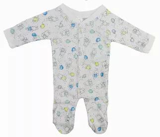 Sleep and Play Baby Grow Print Closed-Toe Long Johns are a necessity for keeping your little one comfy and cozy at night. Bundle your little one in this pair of long johns after a bath and watch them drift to sleep, basking in warmth and love <br>80% Cotton / 20% Polyester<br>Sizes: S, M, L<br>Colors: Assorted Prints<br>1 Per Pack<br>Size Chart : <br>Small = 3 Months<br>Medium = 6 Months<br>Large = 12 Months<br>