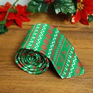 Theres no contest with this classic ugly sweater necktie.<br> Comes in mens size of Approx. 58" in length.<br> Microfiber. <br> Handmade <br> Materials: metal, enamel