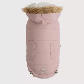 The GF Pet Urban Parka is the perfect mix between classic and functionial.  With its vegan fur trimmed hood, faux pocket styling and luxurious sherpa lining, this beautiful coat will keep your dog cozy as if he never got out of bed.  Water resistant and super adjustable, with Elasto-Fit technology!  <br>

Product Details:  <br>
o Elastofit Technology  <br>
o Classic design with faux pockets <br>
o Faux fur trimmed hood <br>
o Water resistant <br>
o Popcorn sherpa lining <br>
o Bungee cord with s
