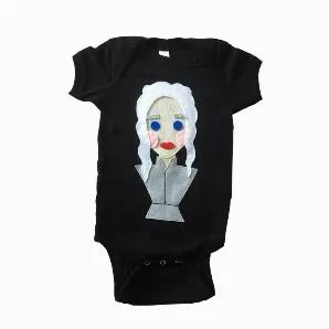 <meta charset="utf-8"><span>Your baby will feel fearless wearing this queen!<br></span><br><span>I cut out felt pieces and they are applid to the shirt. This infant bodysuit is made to order. It is handmade & hand-stitched with 100% love by me in Paradise! </span><br><br>