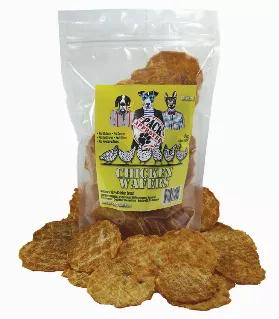 Made from 100% USA sourced, cage-free farm birds. High in protein & low in fat. Single ingredient, grain-free treat. Crunchy texture for a satisfying snack. Produced in small batches from freshly prepared chicken breast. 8 oz. bag