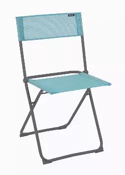 Length: 18.9
Width: 18.7
Height: 33
Built with a super sturdy powder coated frame, this modern Folding Dining Chair is the perfect way to sit in style at the dinner table, on the balcony, around the pool, or anywhere you need extra seating indoors or out. This chair is incredibly durable and strong, built to hold 310 lbs and to weather the elements with UV color fade protection. Strong but lightweight, this chair is easy to tote, and easy to open and close. Folds for easy storage and transpor