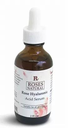 Rose Hyaluronic Acid Serum is a light, fast absorbing serum that is formulated with Rose water to help reduce wrinkle, control excess oil, stimulate collagen production, and locks in moisture to your face.