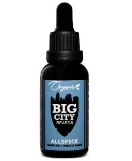 Allspice scented organic beard oil from Big City Beards makes maintaining a well groomed, healthy looking beard easy and affordable. Our traditional organic beard oils are safe, easy to use, and have worked for generations. Using our organic beard oil regularly ensures your skin and beard get the vitamins, minerals, antioxidants, and essential fatty acids they need to keep them looking and feeling great all day.