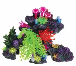 Underwater Treasures brings you this wonderful line of coral replicas to compliment your custom aquatic environment. These incredibly realistic decorations are hand crafted and painted using only the highest quality materials.