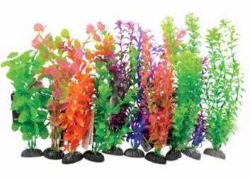 Underwater Treasures brings you this beautiful line of mixed artificial plants to complement your custom aquatic environment. These incredibly realistic decorations feature life-like underwater movement and vivid coloration.