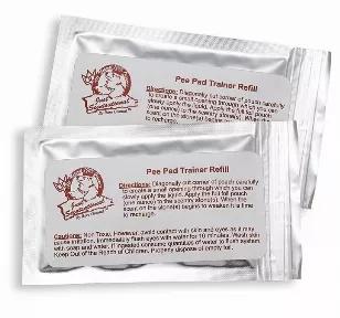 2-1oz Foil Packets of Here Doggie Recharge Scent
Fastest and simplest way to house train your dog
All Natural
Organic
Pleasant order so it is recommended for indoor use