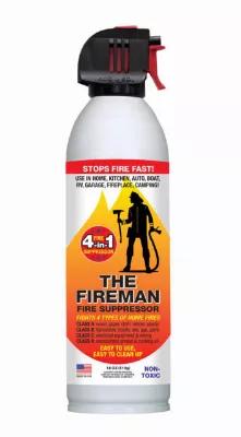 1 Shot Mini Fire Extinguisher in a can. Just open, shake and shoot the can! Expands 30 times its size to combat flames in oil, alcohol, electrical and hydrocarbon fires. For home, car, RV and boat\u2026anywhere protection against fire is needed. Non-irritating and biodegradable.