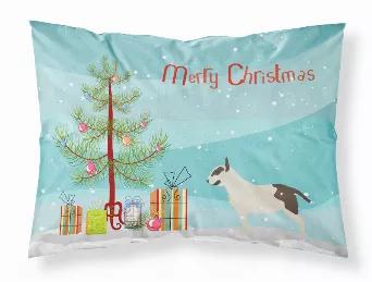 Merry Christmas Tree With Dog Fabric Standard Pillowcase