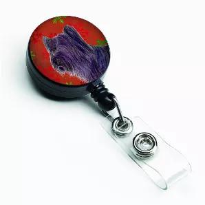 Retractable Badge Reel... Round retractable reel with belt clip on the back. Use for school or work ID or badge. Retractable chord allows you to swipe your badge or ID without removing. Artwork Printed on aluminum and covered with a doming finish.