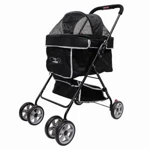 <p dir="ltr" data-mce-><span style="color: #000000;" data-mce-style="color: #000000;">Pet and Pets Swift Pet Stroller is designed to create privacy for your pets when they need it, while maintaining a comfortable air flow for them to enjoy their ride. The double front wheels attached to the sturdy frame are designed to stabilize the entire stroller, creating a smooth and relaxing walk for you and your pets. Even your pets who are handicapped, elderly, or have anxiety, will benefit from our Pet S