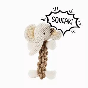 <div><span style="color: #000000;"></span></div><p ><span style="color: #000000;"> </span></p><div><span style="color: #000000;">Petique Tough Hemp Elephant Pet Toy is non-toxic, cute and fun! Designed with 100% hemp, a squeaker in the head that dogs absolutely love! Did you know hemp is the most durable of all natural textile fabric? It is naturally resistant to mold and fights the growth and spread of bacteria. On top of all that, hemp is great for your pets health and the environment. Our hem