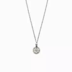 <p>a unique mini coin hangs from a thin flat link chain. available in silver or gold plated brass.<br />
Our high quality stainless steel silver is tarnish resistant, scratch free, and highly durable for everyday wear.<br />
length: 50.8cm</p>