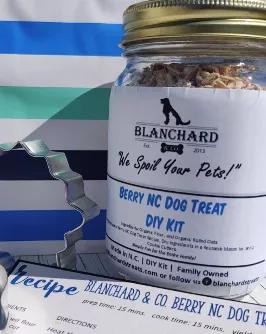Our Do It Yourself Dog Treat Kit Set is a fun and simple way to show your furry friend how much you love them by using ingredients from local farms, cooperatives and flour mills. The perfect gift for all dog lovers and canine companions. Fantastic at home memory maker for children of all ages. Enjoy making a berry special treat for your puppers!