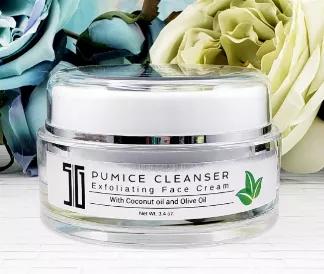 Specially Formulated to revive dull skin and remove dead skin cells while moisturizing the skin. Ingredients: Coconut and Olive Oil, Potassium Hydroxide, Safflower Oil, Natural Emulsifying Wax, Aloe Vera Juice, Vegetable Stearic Acid, Vegetable Glycerin, Pumice, Silver Dihydrogen Citrate, Citric Acid.