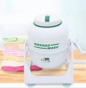 If you’re looking for a highly portable, hand operated washing machine that’s economical, eco friendly and leaves your clothes sparkling clean, Then the amazing Wonder Wash is just what you need.<br>

Cleans laundry in 1 to 2 minutes<br>
Pays for itself within 60 days.<br>
Fully portable, no hookup required<br>
Gentler on clothes. Ideal for delicates<br>
Brand new, patent-pending lid snaps on and off in one motion
A hand-powered, portable washer that can clean your clothes in a flash, the re