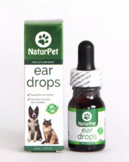 NaturPet Ear Drops is a blend of natural oils and herbs that are useful for both outer and inner ear infections, swimmers ear, and is especially effective for ear cleaning. Contains Olive Oil, Calendula, Vitamin E, Basil Oil, Aloe Vera, and Bergamot Oil.