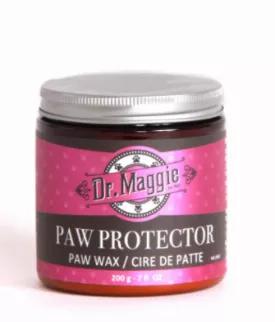 Dr. Maggie Paw Protector provides all year round protection so your pet can run and play in all kinds of weather. Protects and moisturizes paws against hot pavement and rough terrain in the summer. Hardens on in the cold to provide a barrier against snow, cold, ice, salt and chemicals in winter conditions. Loaded with moisture for dry paws, claws and noses any time of year