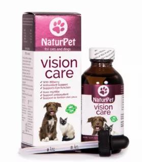 Naturpet Vision Care supports general health of your pets eyes as well as delays age related damage. Helps pets of any age deal with allergy related symptoms and strengthens circulation in the eyes, which improves the flow of oxygen and nutrients to the eyes. Bilberry fruit helps older pets prevent cataracts, macular degeneration and nearsightedness.