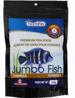 NorthFin Jumbo Formula is professionally developed to improve the health and well-being of your larger freshwater carnivores and omnivores, while naturally enhancing their brilliant colors. No fillers, hormones, or artificial pigments.