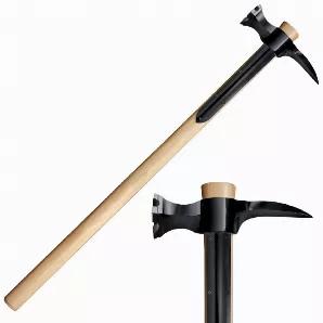 The War Hammer was perhaps the ideal weapon for use against a knight encased in plate steel! The heavy hammer head could crush the strongest suit of plate with just a few blows, and the back spike could open that armor like a can opener!