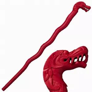 Dragon Walking Stick has become one of the most popular sticks in our line-up. In China, red is a popular color during New Year and other holidays, and it is often used to signify that something is lucky or capable of bringing good fortune. We are proud to add this new vibrant new lucky red Dragon to our collection!