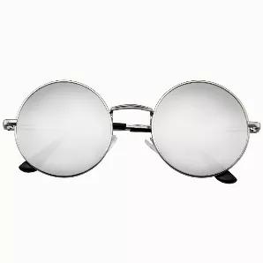 <p>Classic round metal sunglasses that are inspired by the legendary John Lennon. This is one of our most popular flash mirror and gradient sunglasses. True to its original design, this round pair of mirrored sunglasses is truly an iconic legend.  This round mirror or gradient sunglasses is one of our best selling styles.  This item features metal arms and a mirrored or gradient polycarbonate 100% UV high impact-resistant protected lens. Includes a FREE hard case, sticker and keychain screwdrive