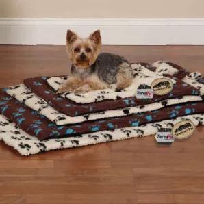 SP ThermaPet Paw Print Crate Mat Large White