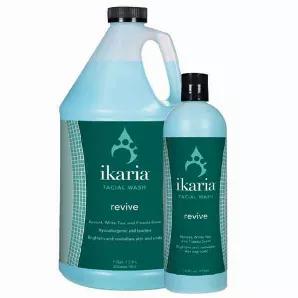 Formulated with only the finest botanical, aroma-therapeutic, and natural ingredients, ikaria Revive Facial Wash is gentle enough to use on the face and other sensitive areas, but powerful enough for thorough, full-body bathing. Made in the USA.